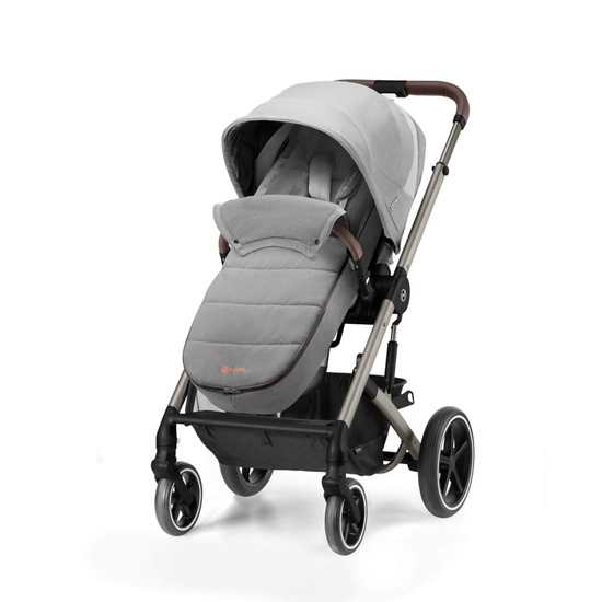 Теплый конверт в коляску Cybex Footmuff Gold Lava Grey - 3
